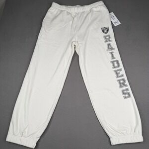 Las Vegas Raiders Pants Womens XL Sandstone NFL Football Jogger Sweatpants